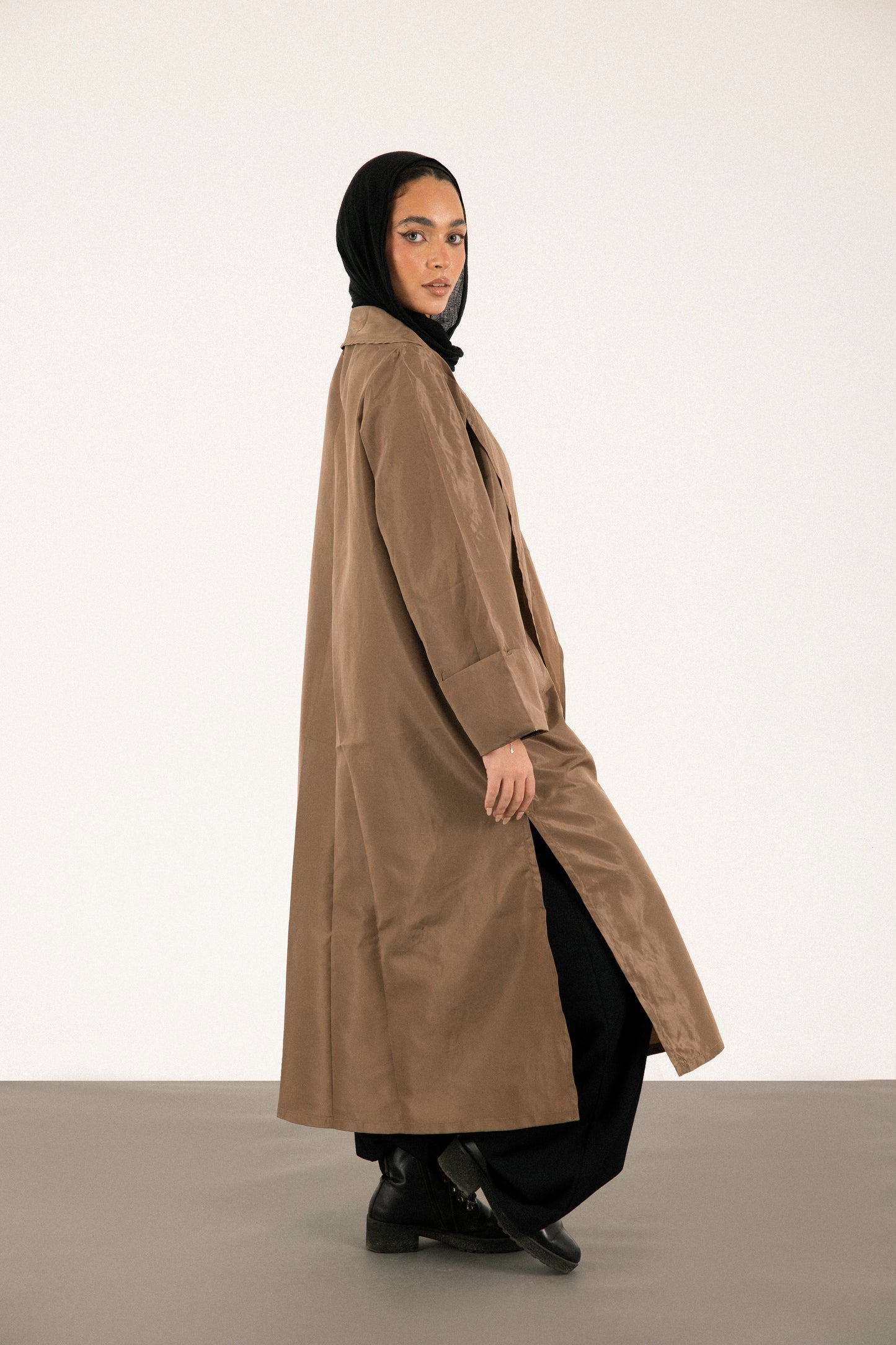 All-Weather Hustle Coat in Cafe