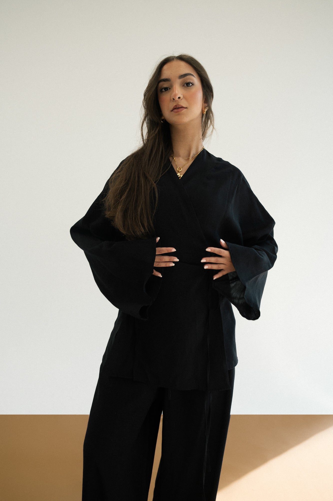 Soft Flowy Set in Black