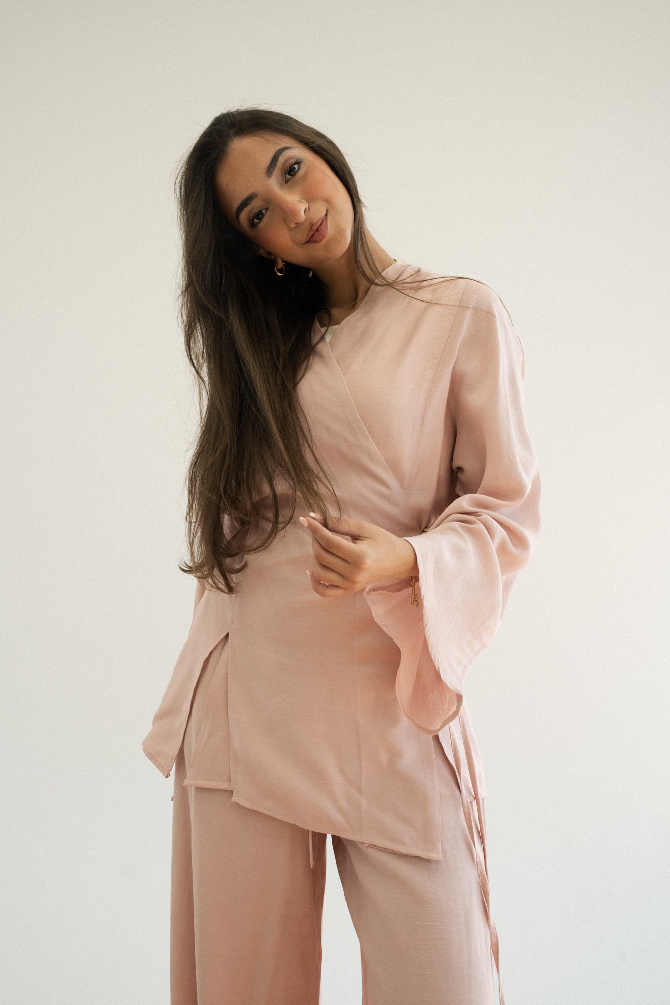 Soft Flowy Set in Rose