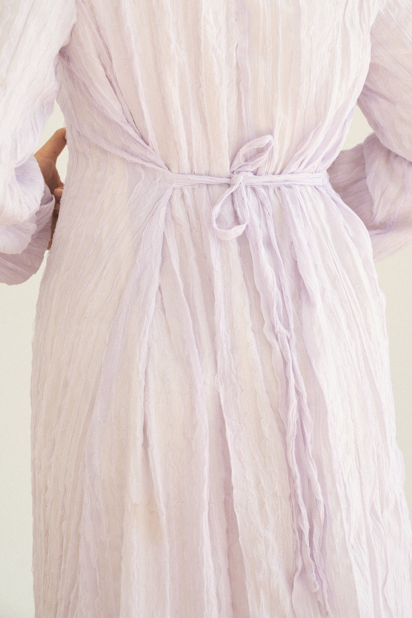 Spring Chiffon Dress in Lilac