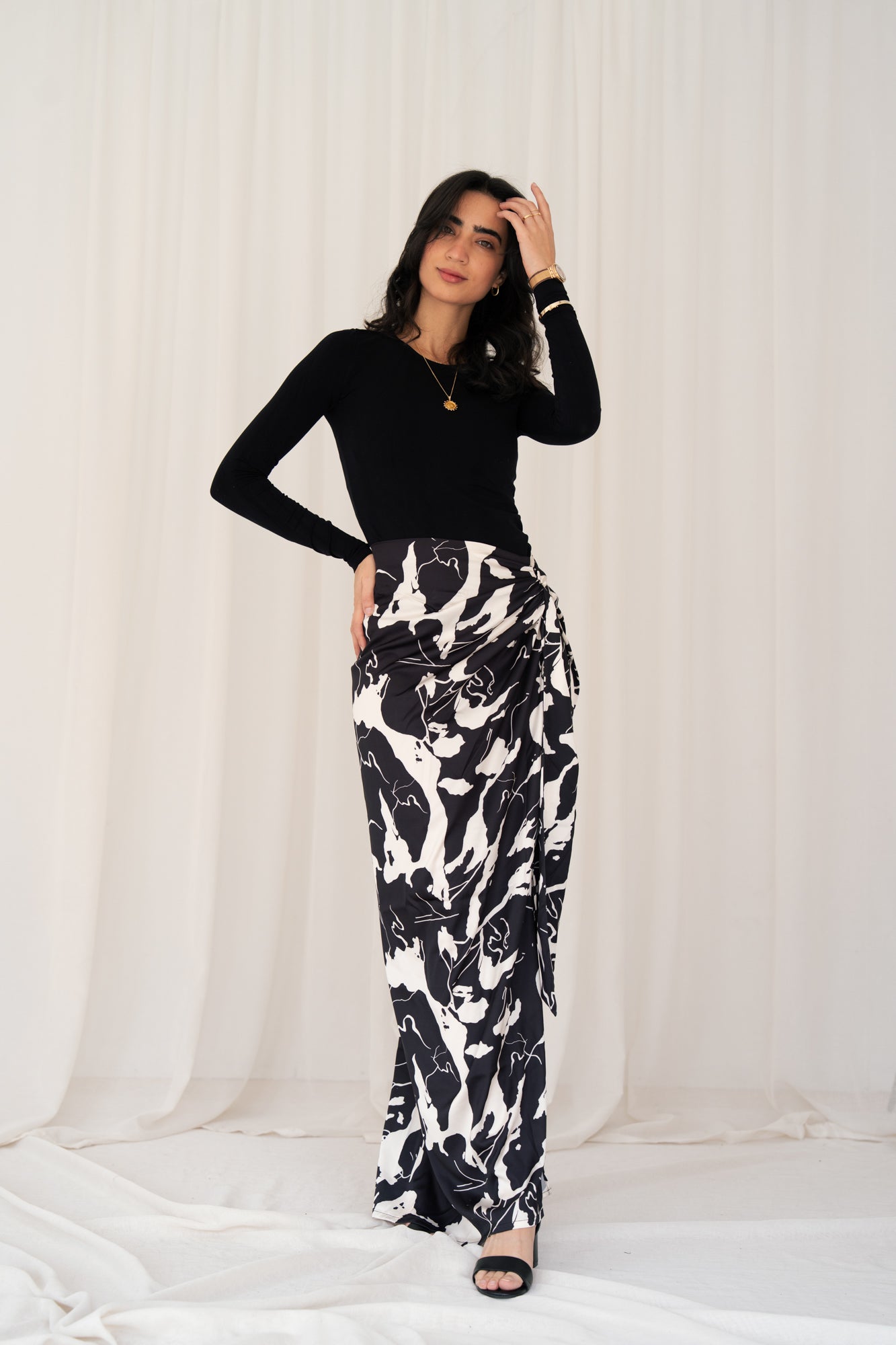 Layla Satin Skirt