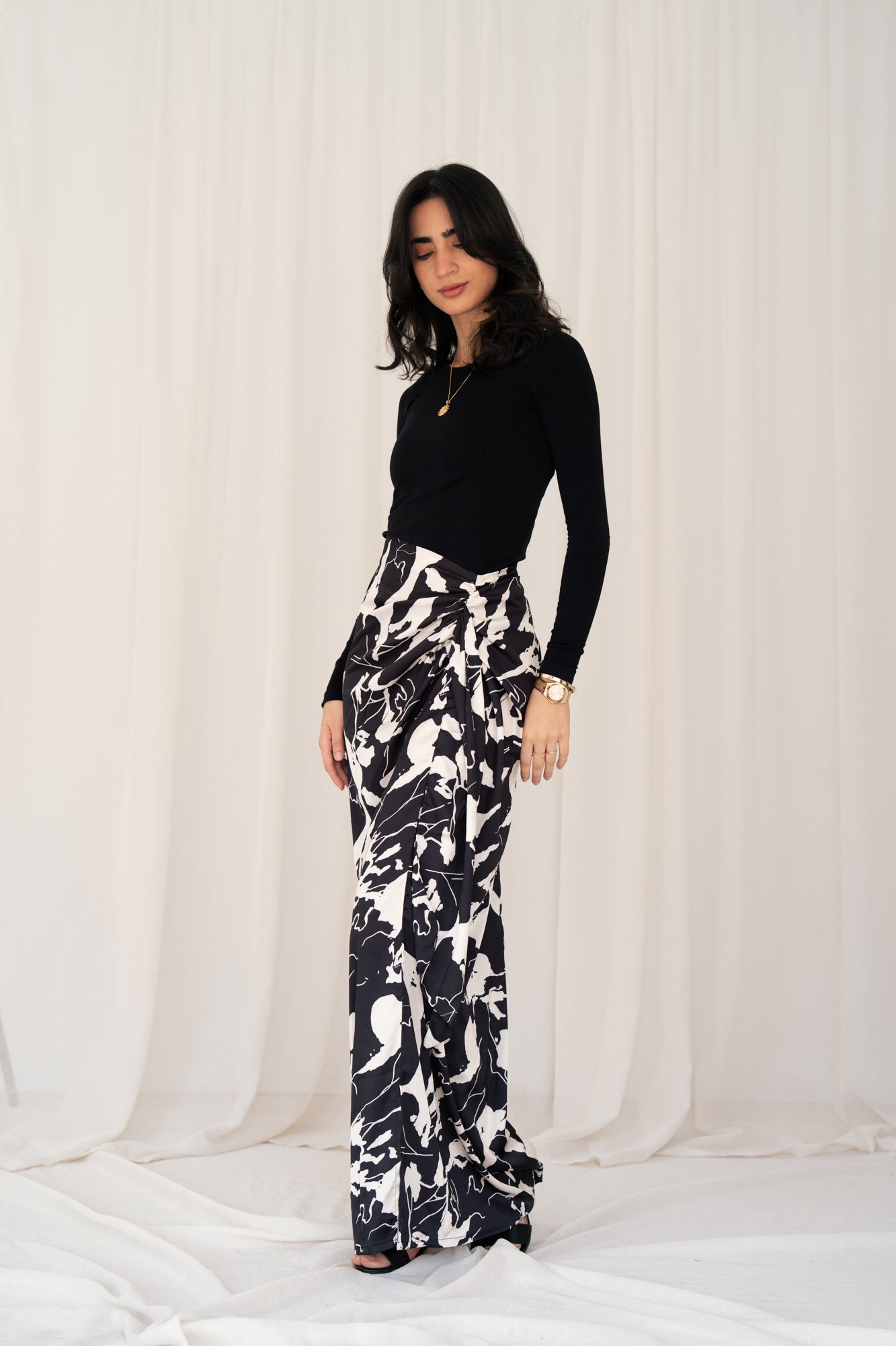 Layla Satin Skirt