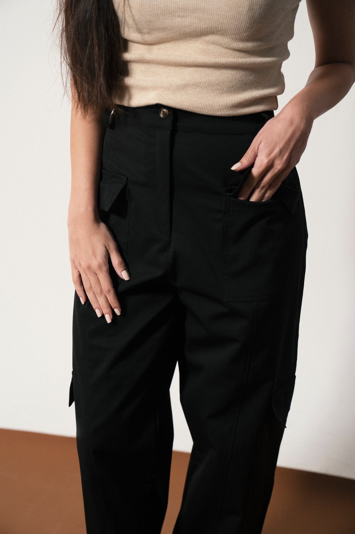Cargo Pants in Black