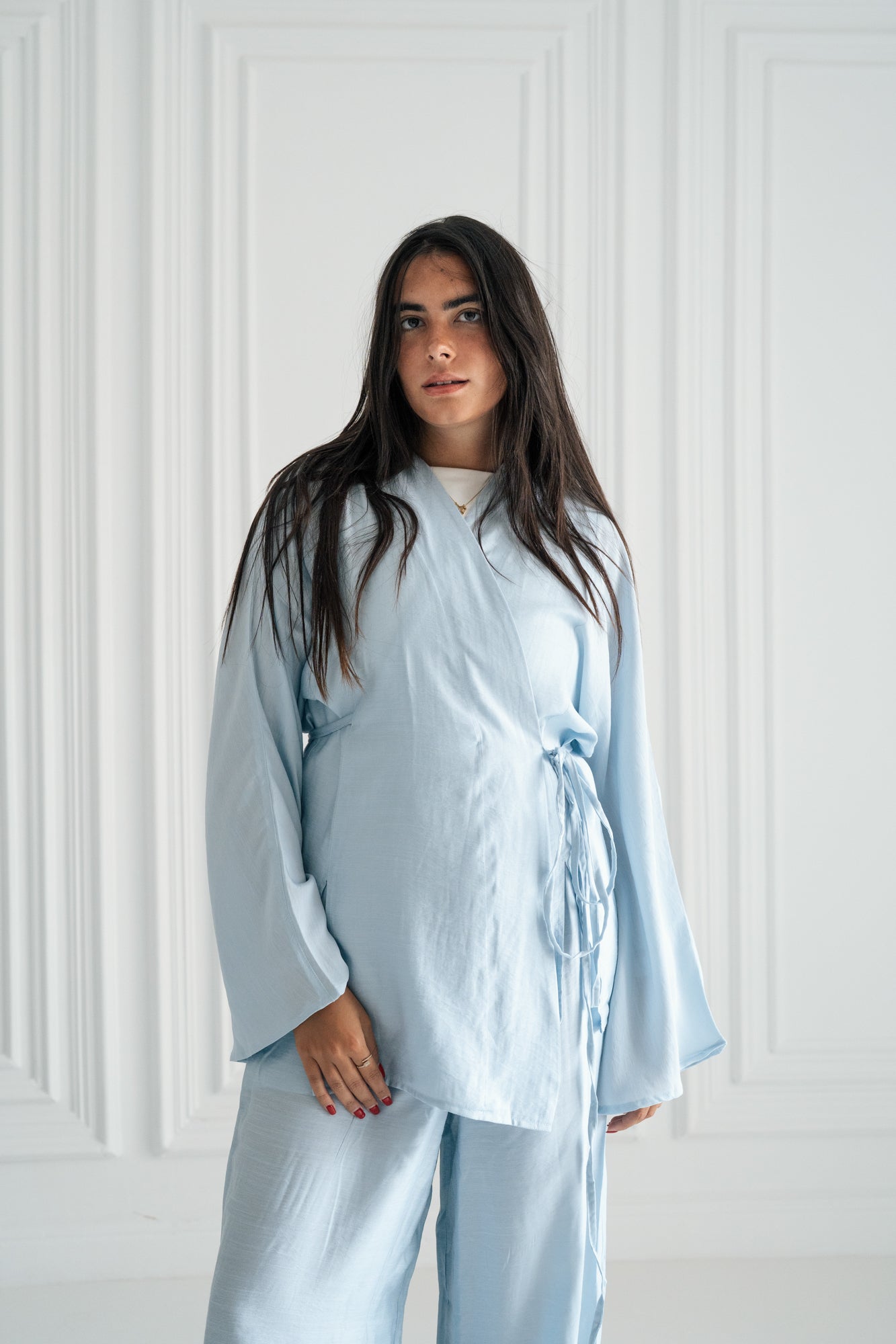 Soft Flowy Set in Baby Blue