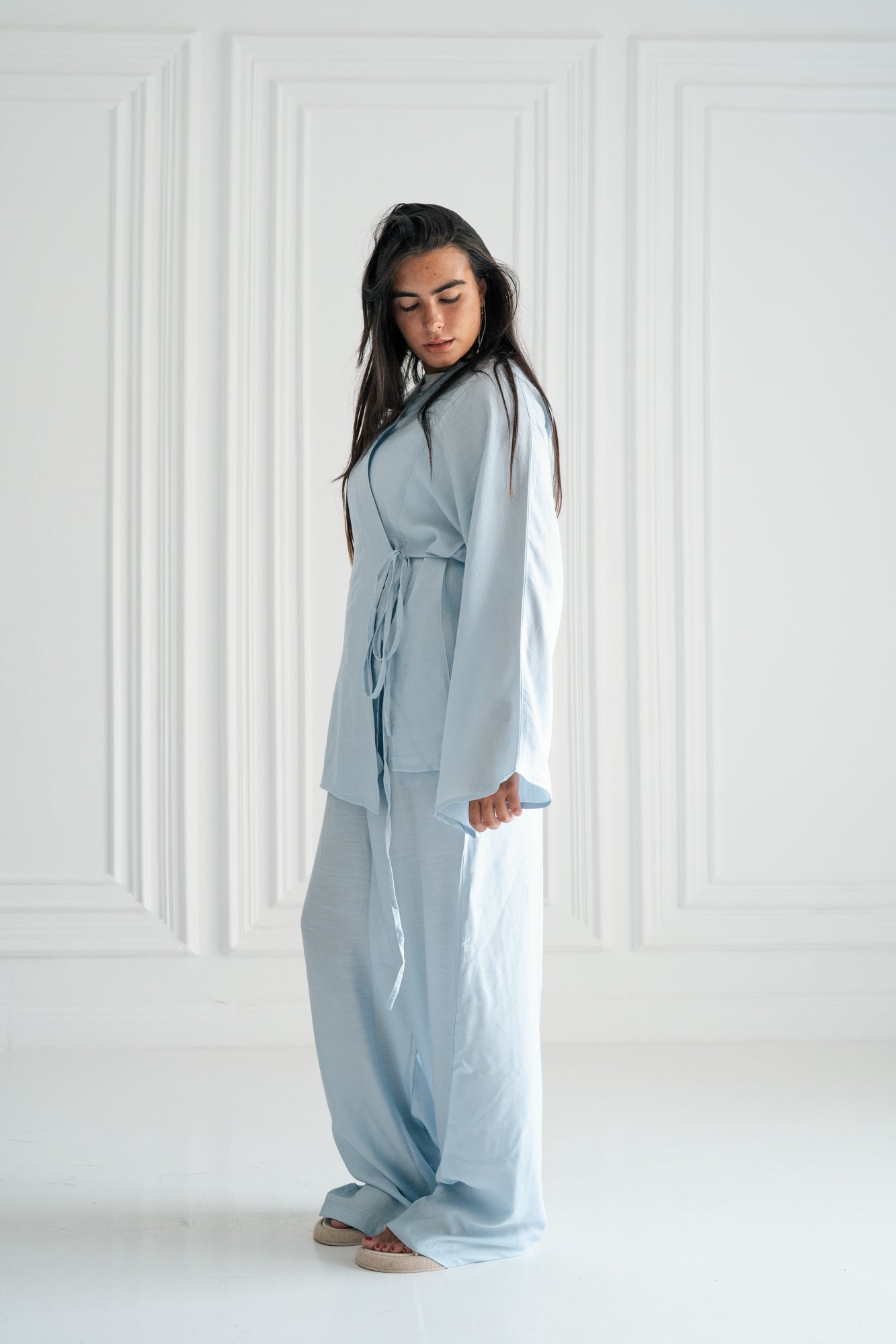 Soft Flowy Set in Baby Blue