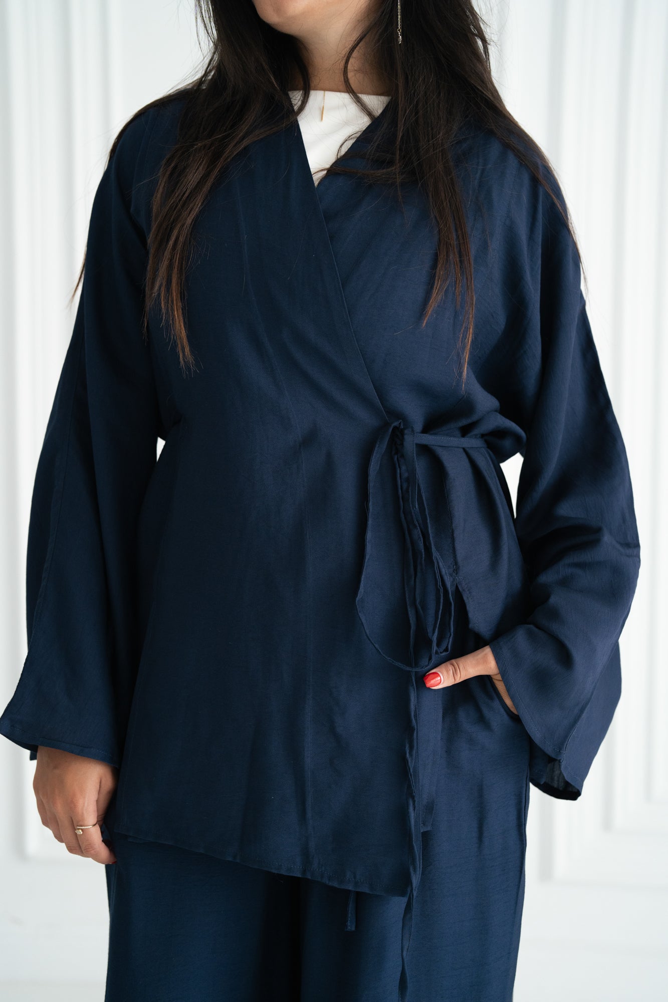 Soft Flowy Set in Navy