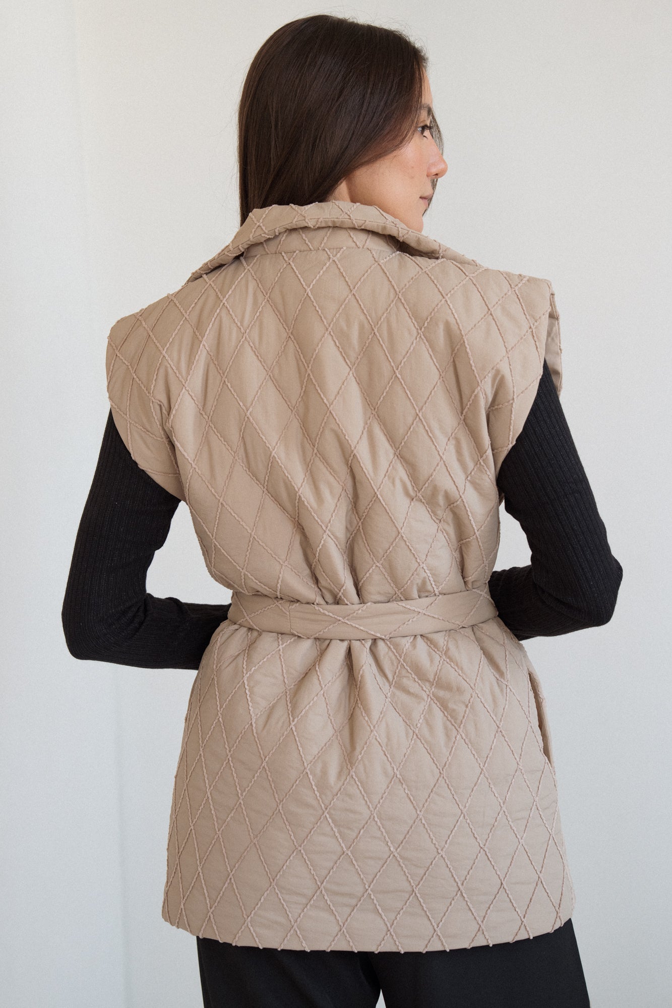 Waterproof Vest in Beige