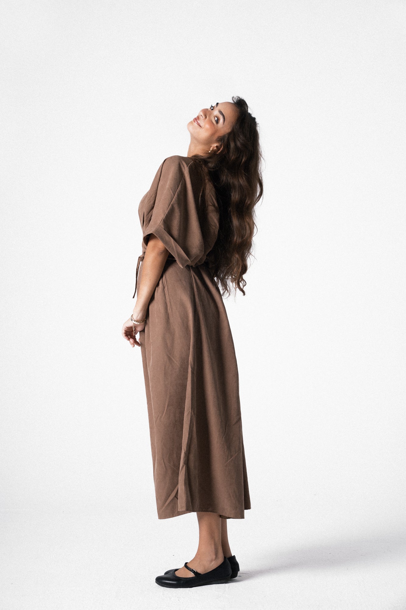 Vintage Maxi Dress in Brick
