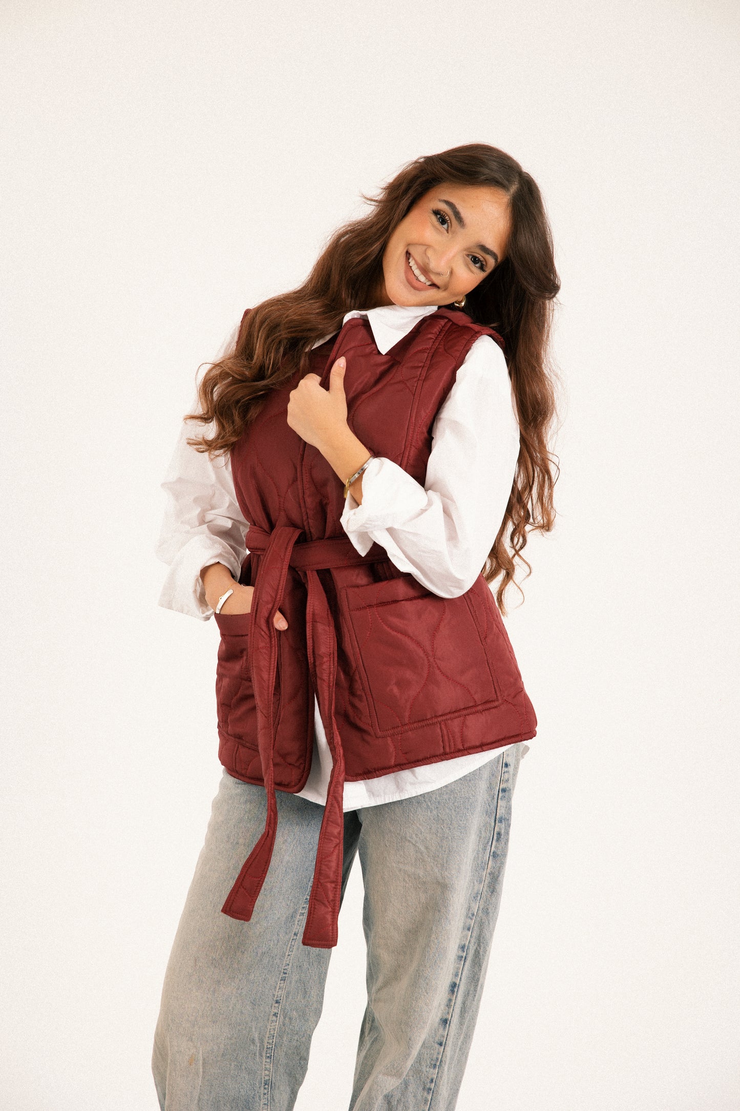 Everyday Adventure Vest in Burgundy