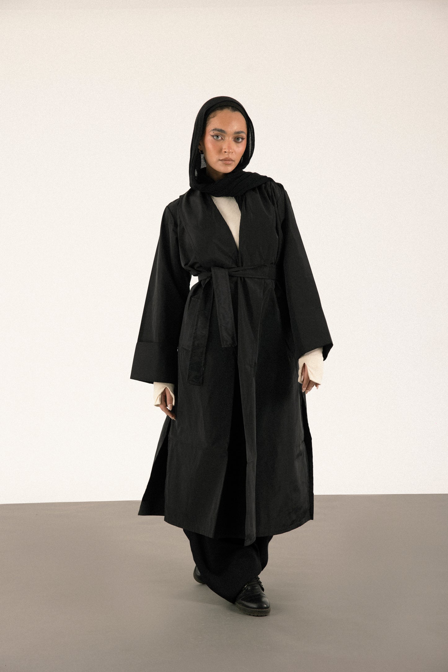 All-Weather Hustle Coat in Black