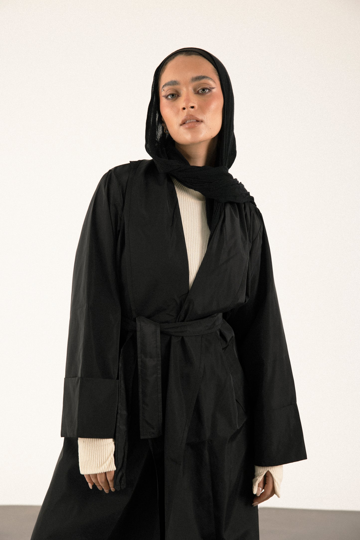 All-Weather Hustle Coat in Black