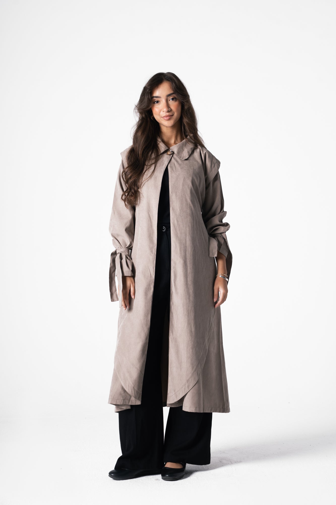 City Trench Coat in Greige