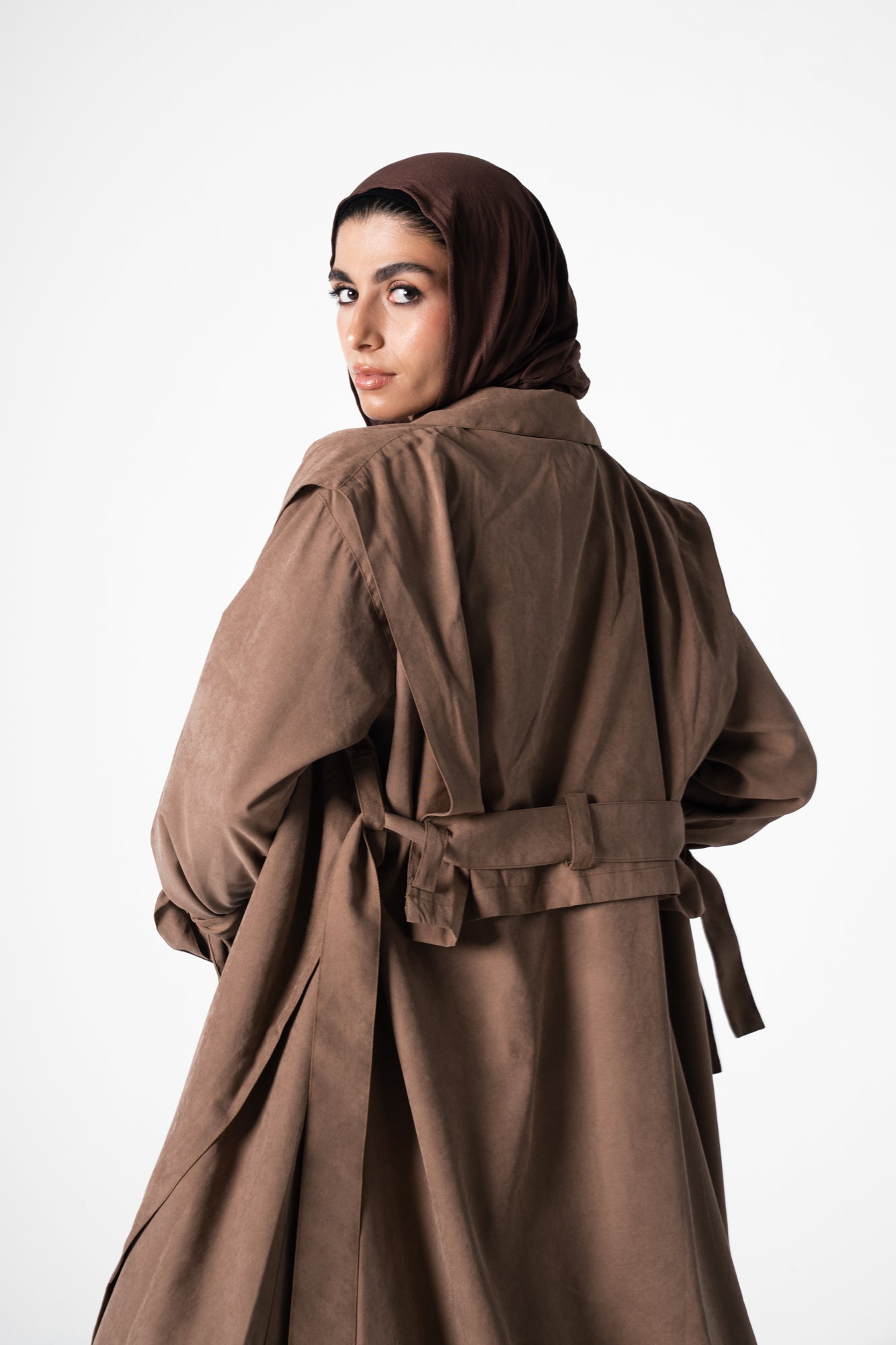 City Trench Coat in Brick