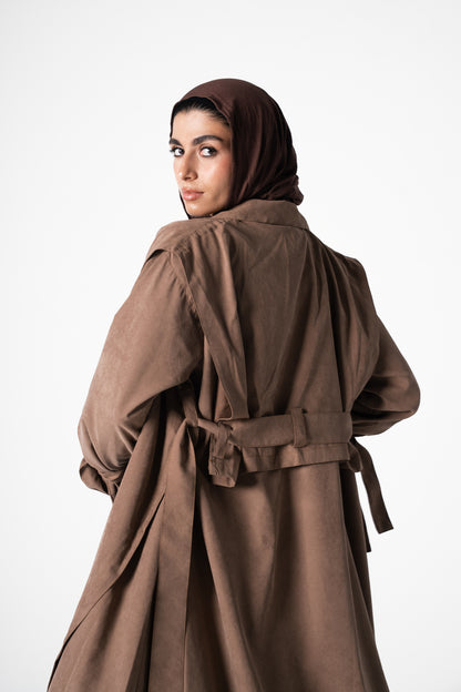 City Trench Coat in Brick