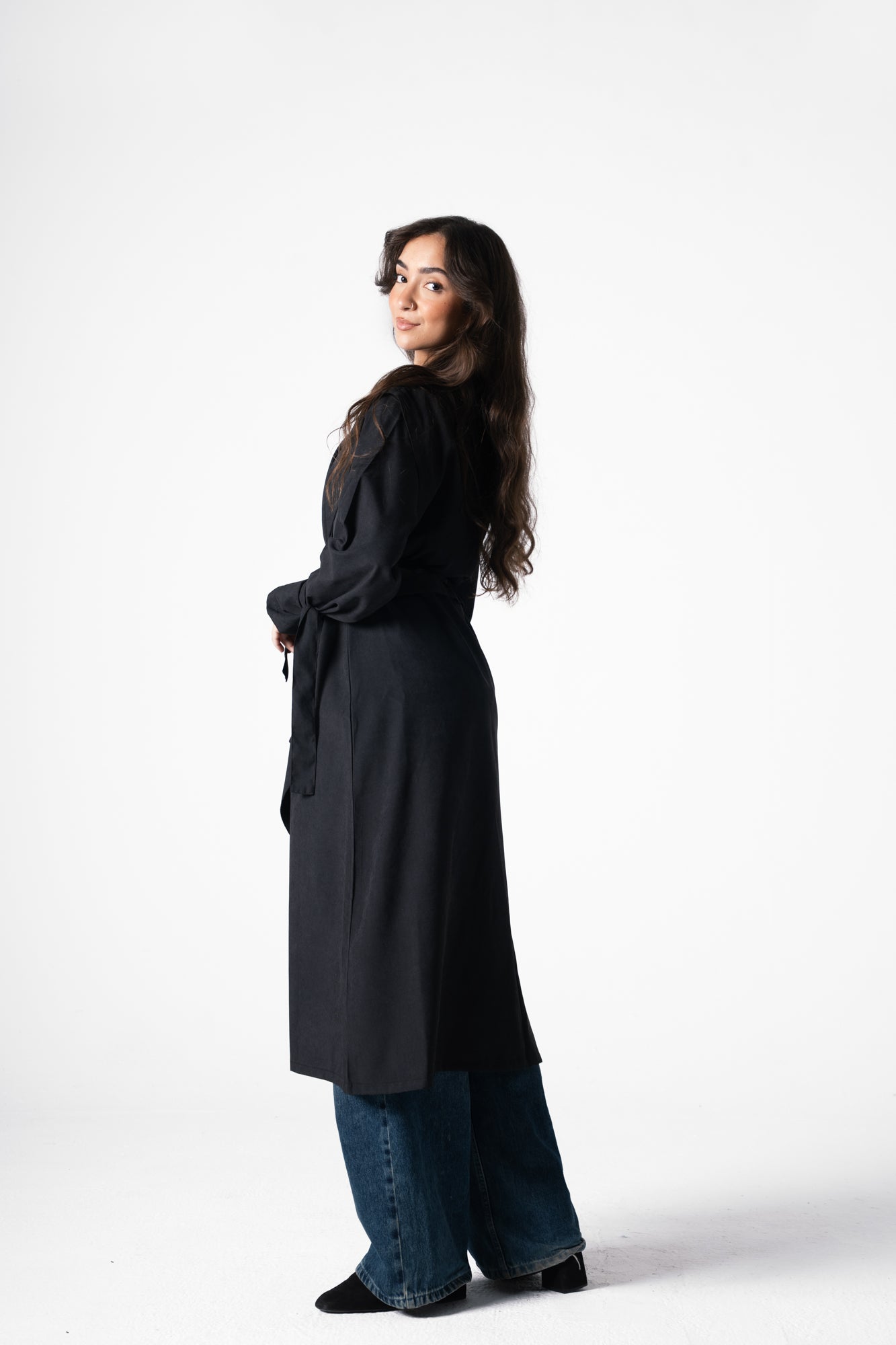 City Trench Coat in Black