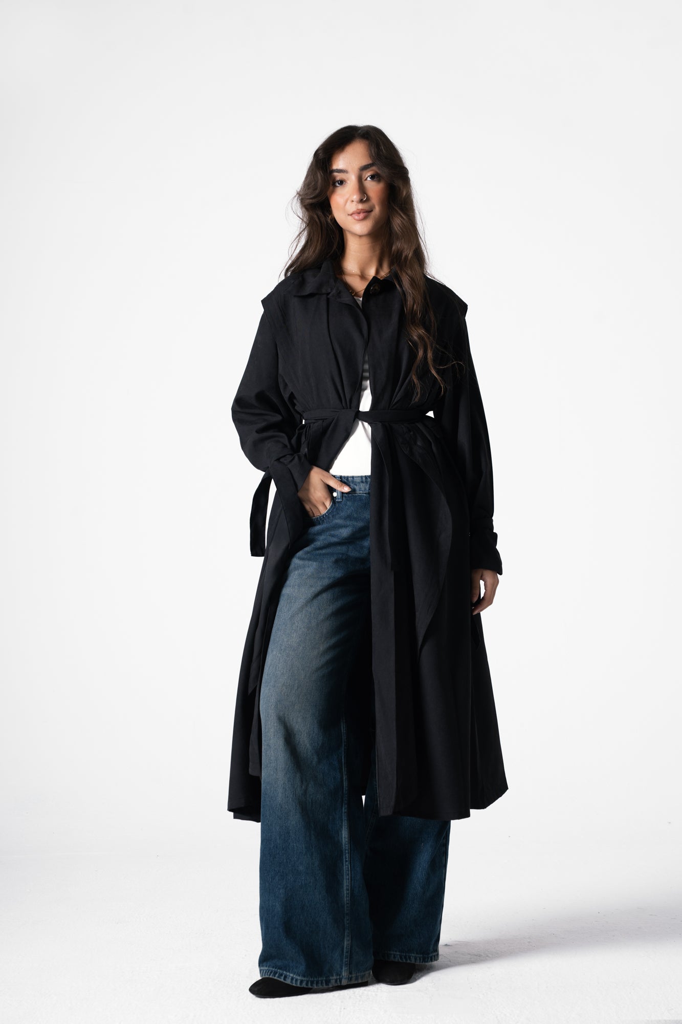 City Trench Coat in Black
