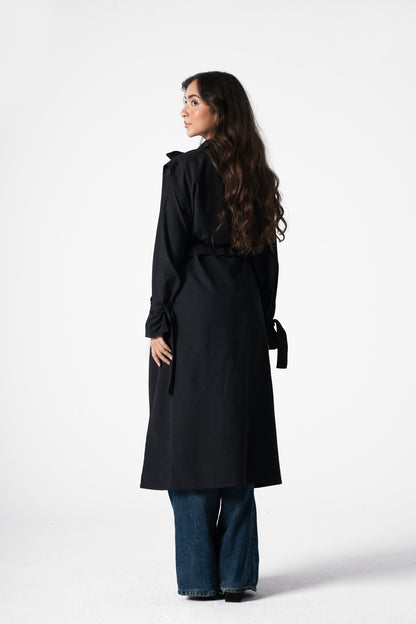 City Trench Coat in Black