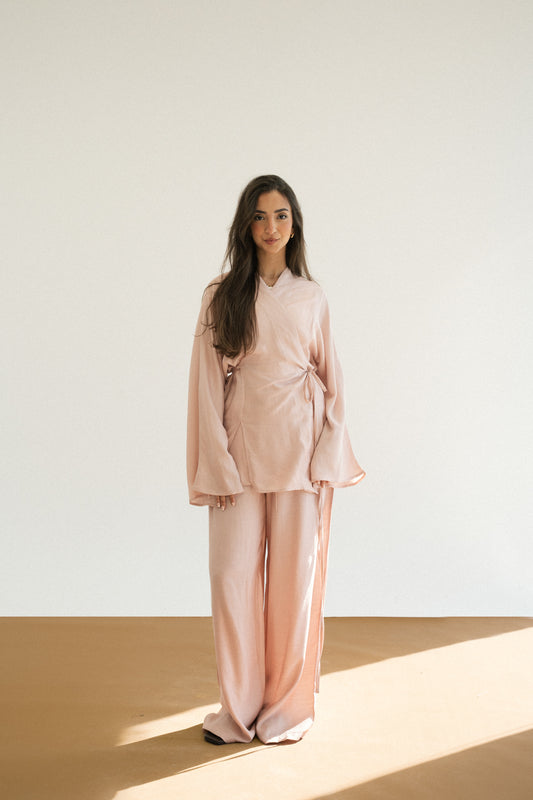 Soft Flowy Set in Rose