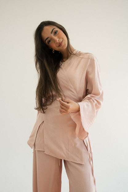 Soft Flowy Set in Rose