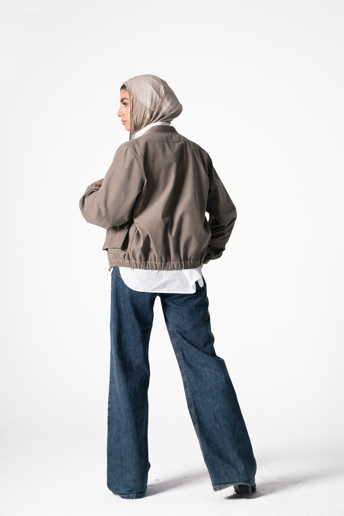 Retro Jacket in Olive