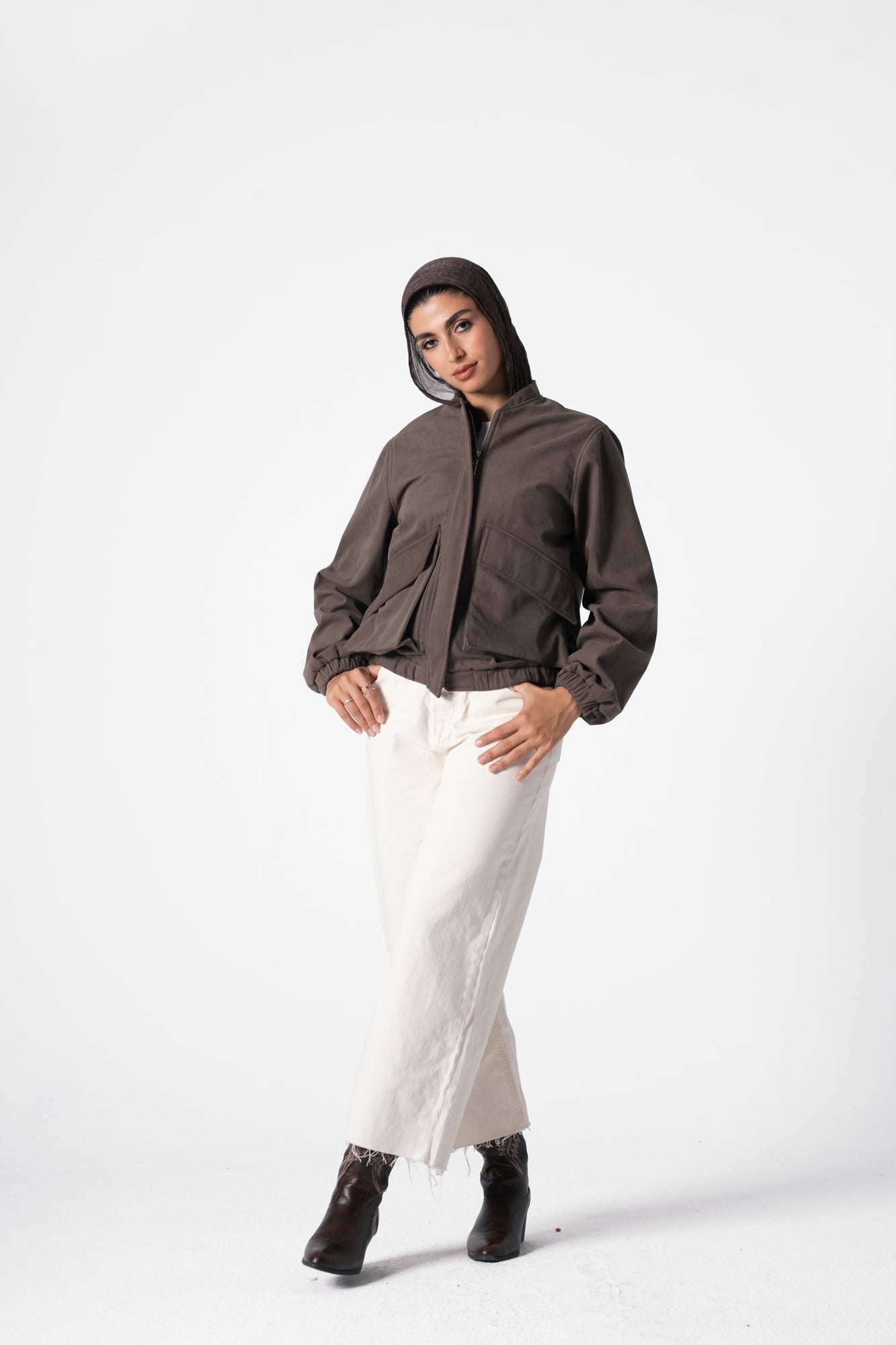 Retro Jacket in Brown