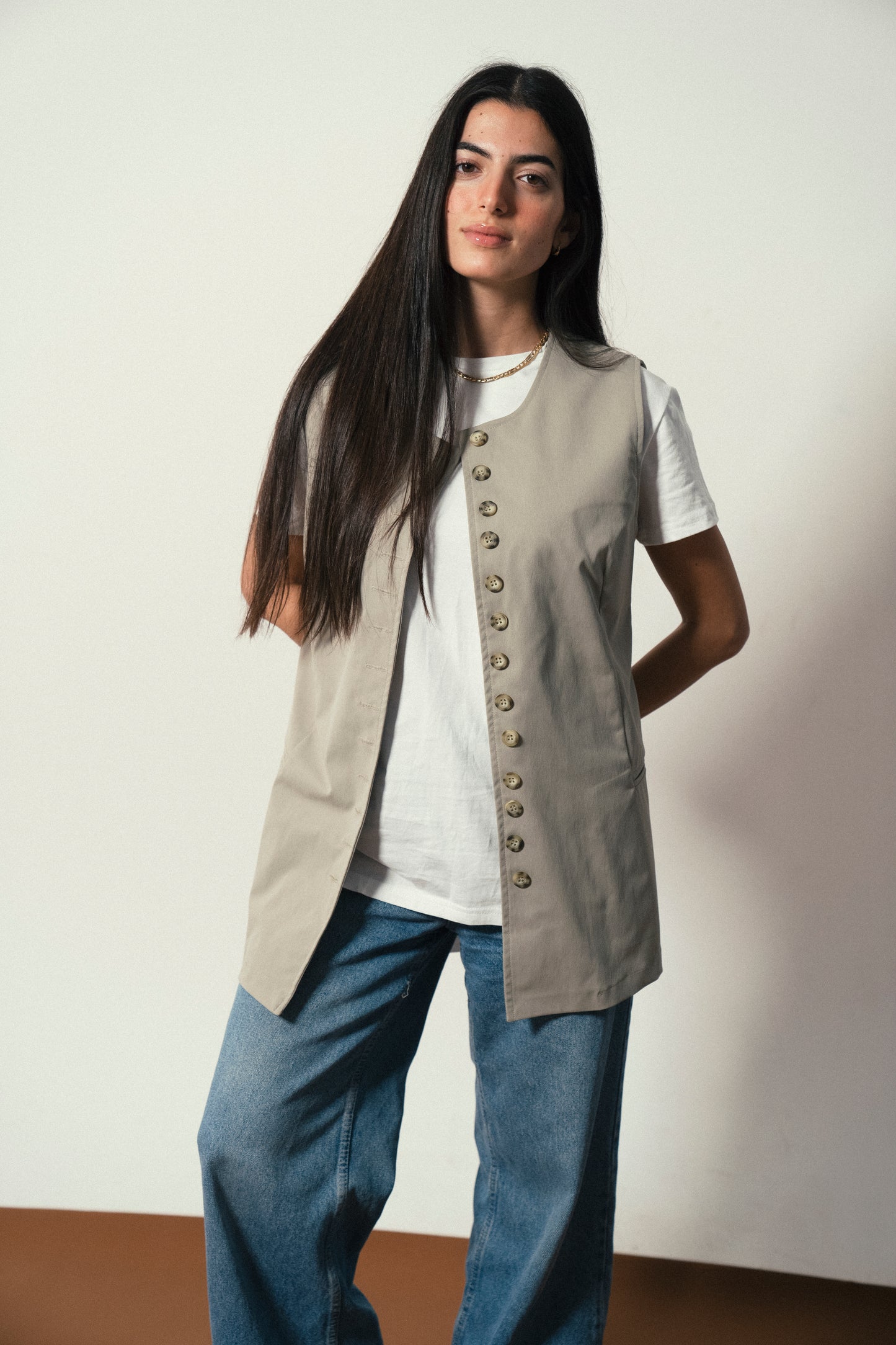 Sleek Waistcoat in Mint