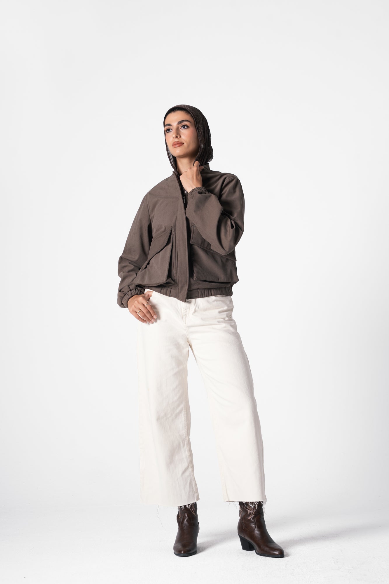 Retro Jacket in Brown