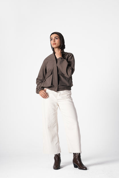 Retro Jacket in Brown