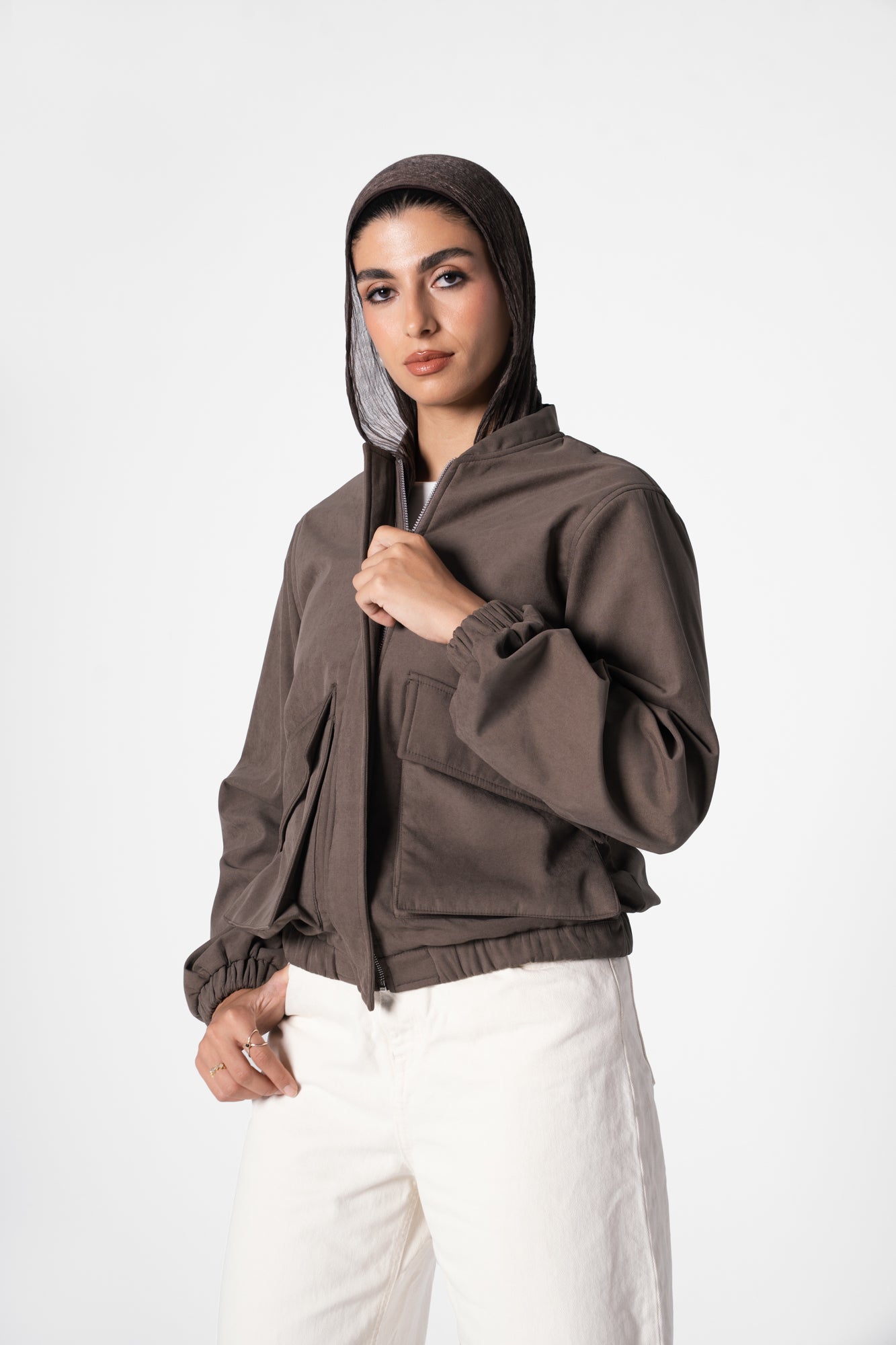 Retro Jacket in Brown