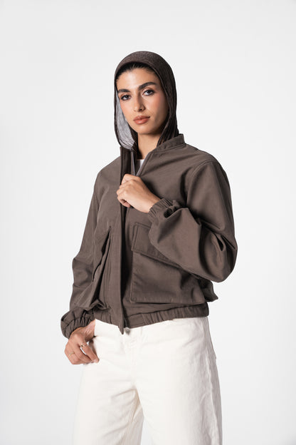 Retro Jacket in Brown