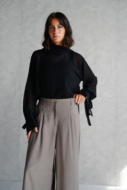 Flow Wide-Leg Pants in Olive