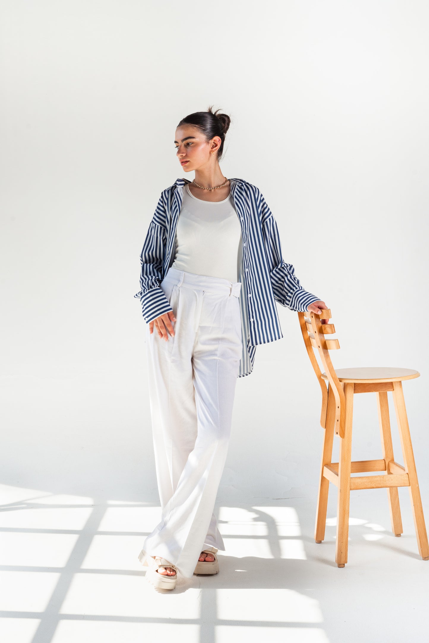 Everyday Essential Linen Pants in White