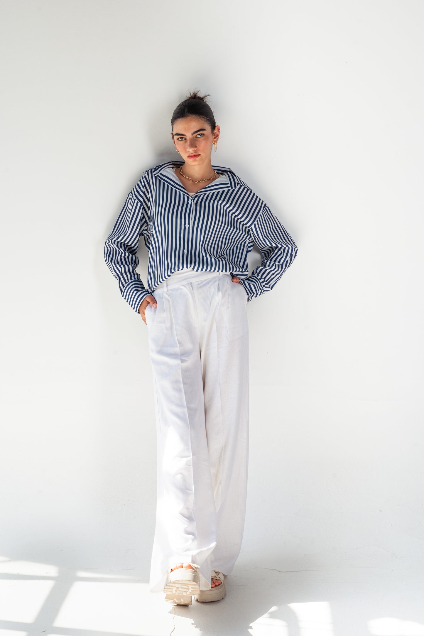 Everyday Essential Linen Pants in White