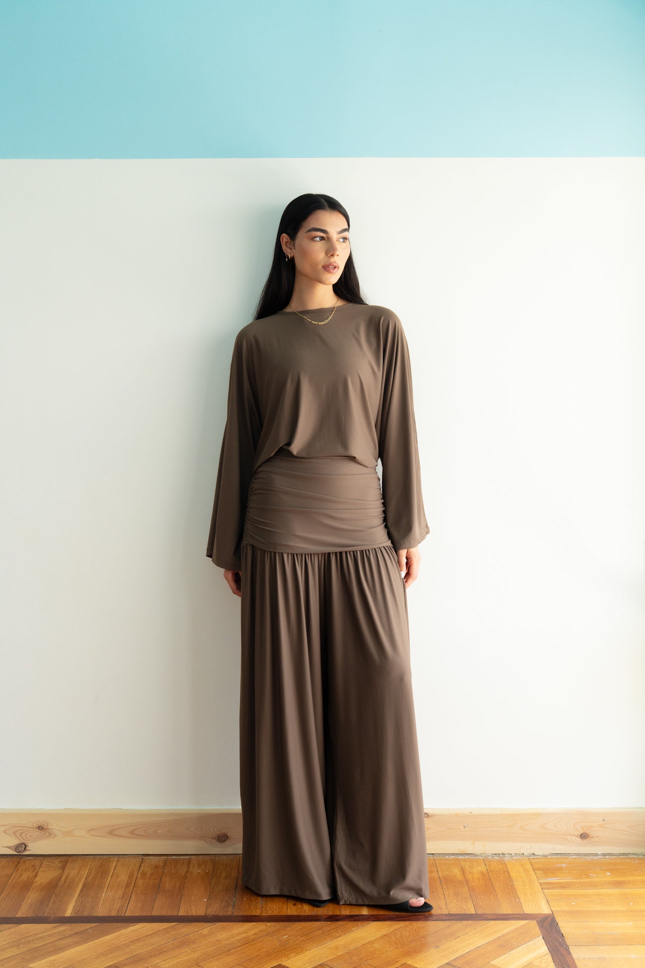 Comfy Chic Set in Brown