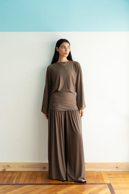 Comfy Chic Set in Brown