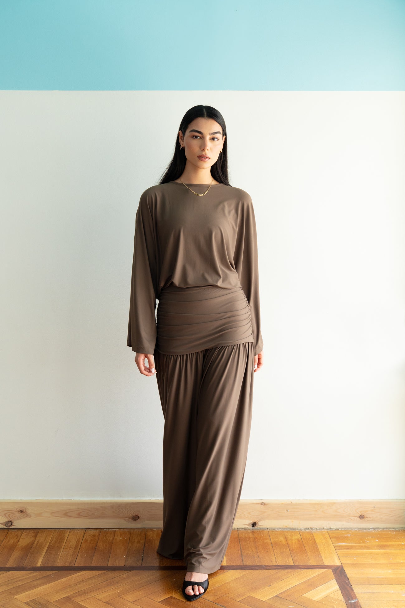 Comfy Chic Set in Brown
