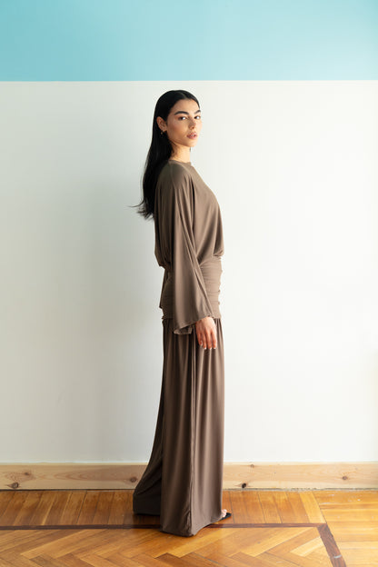 Comfy Chic Set in Brown