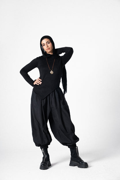Balloon Pants in Black