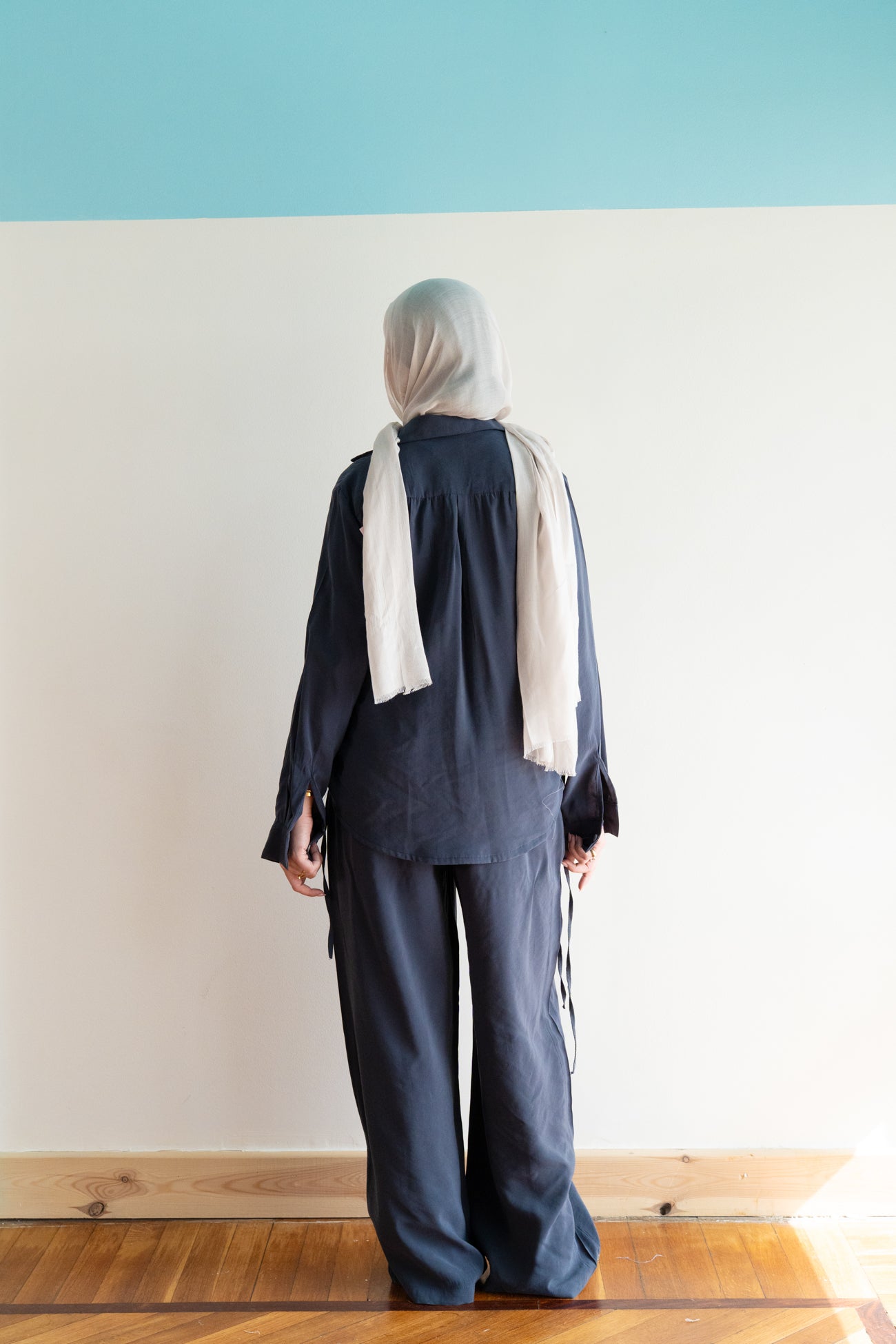 Relaxed Elegance Set in Navy