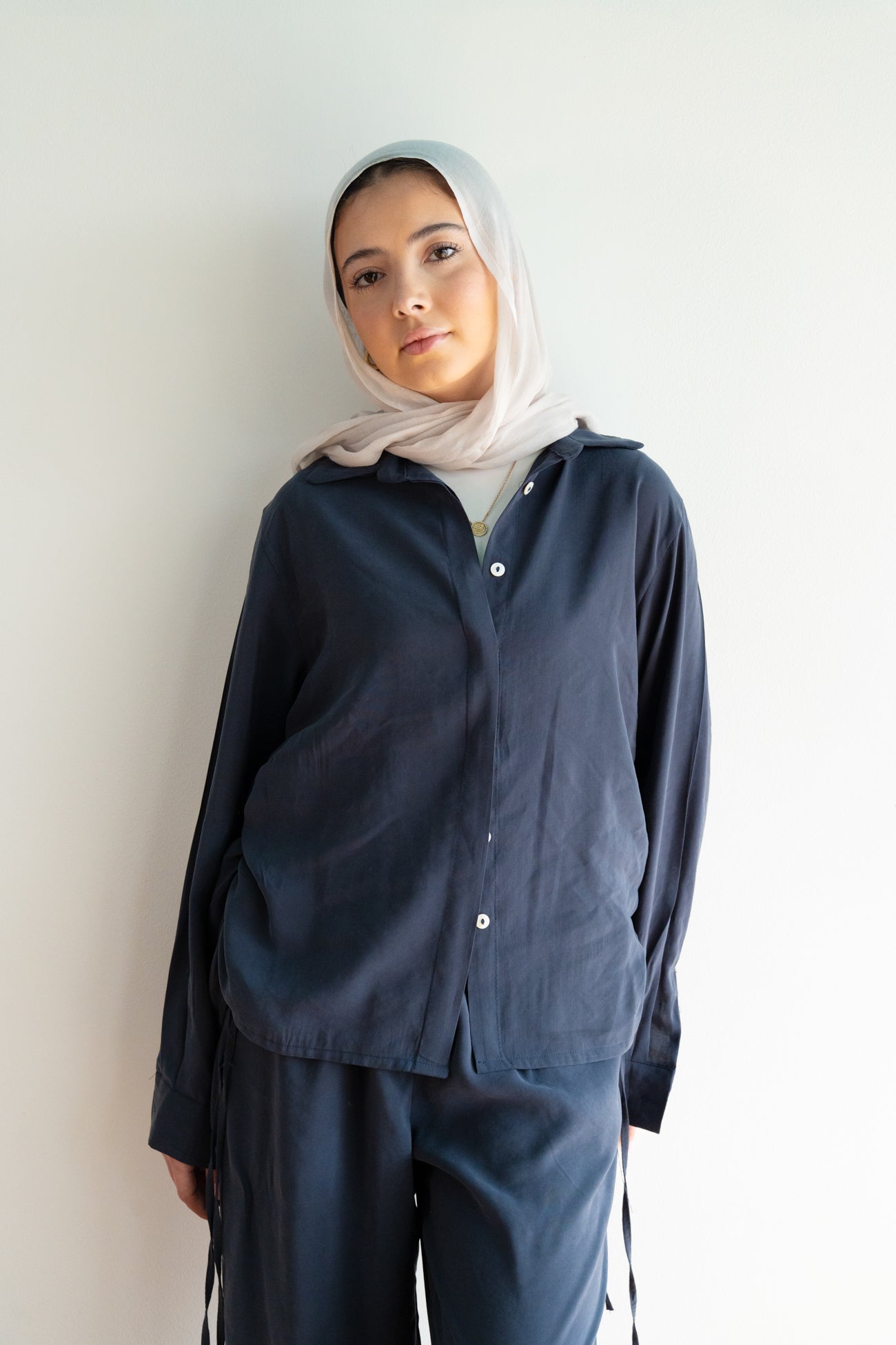Relaxed Elegance Set in Navy