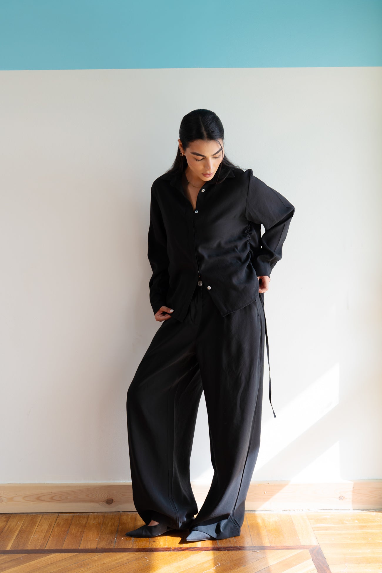 Relaxed Elegance Set in Black
