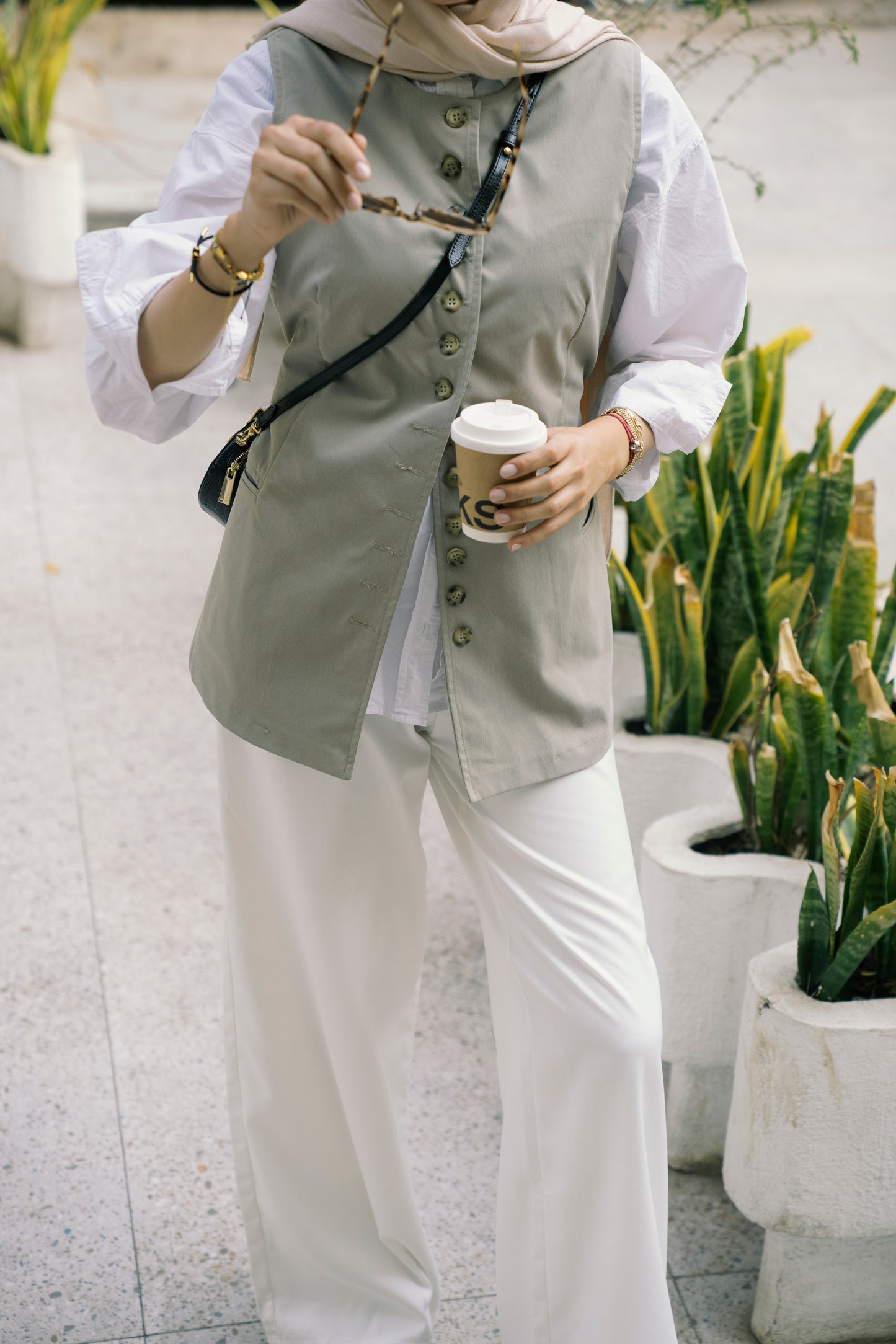 Sleek Waistcoat in Mint