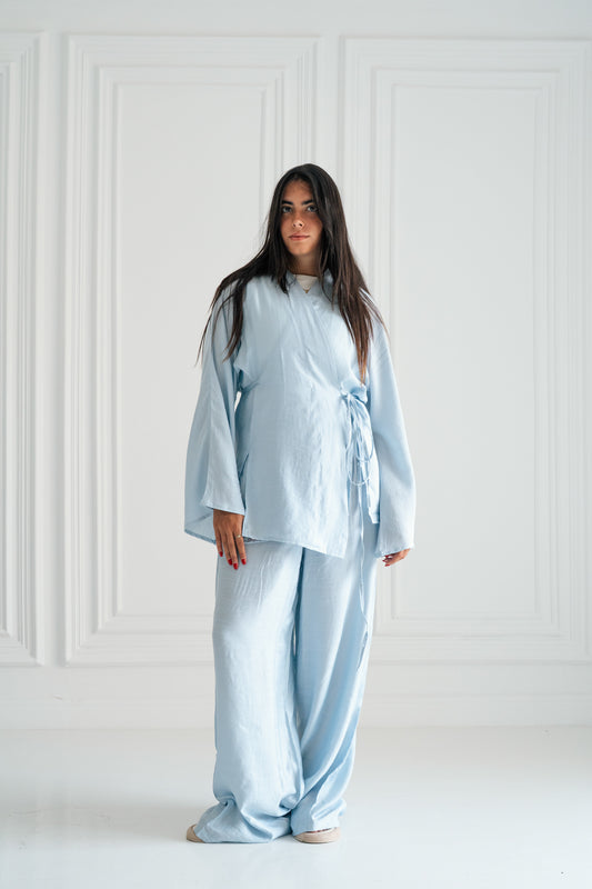 Soft Flowy Set in Baby Blue