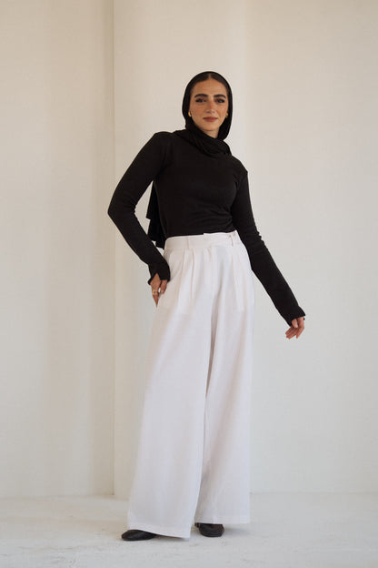 Tailored Trousers in Offwhite