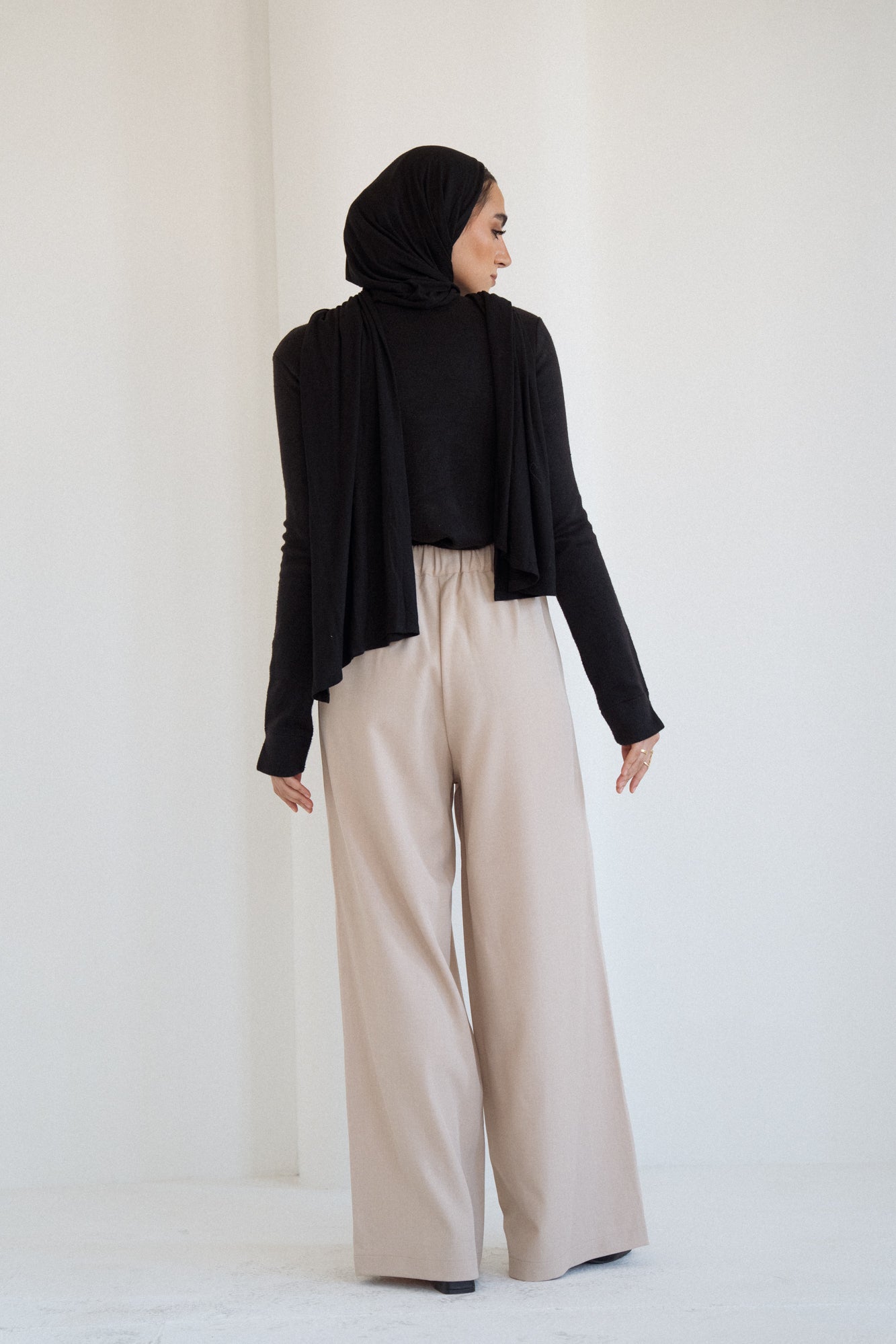 Tailored Trousers in Beige