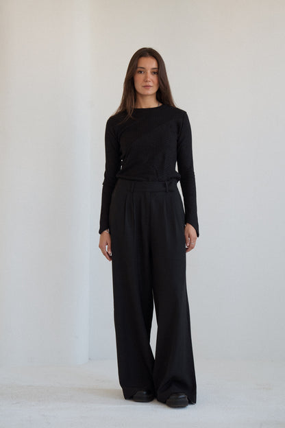 Tailored Trousers in Black