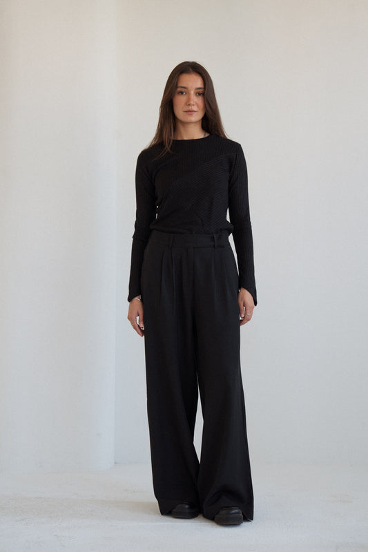Tailored Trousers in Black