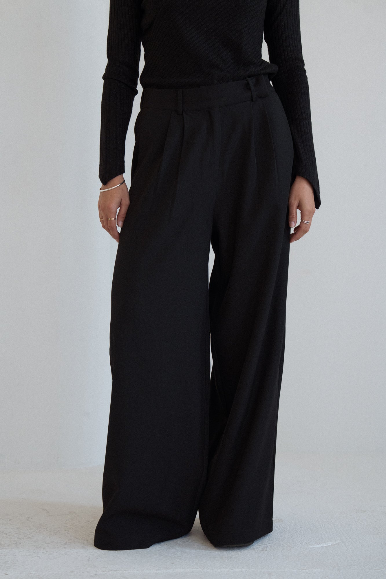 Tailored Trousers in Black