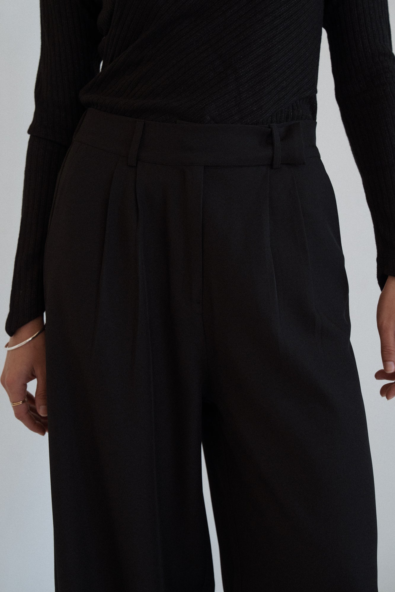 Tailored Trousers in Black