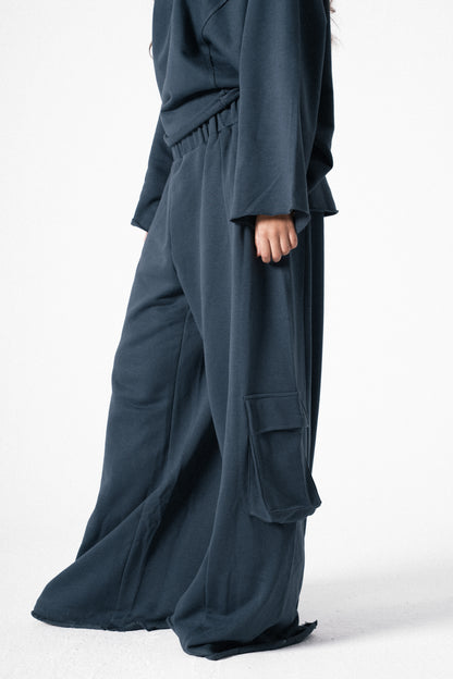 Lounge Wear Set in Navy Teal